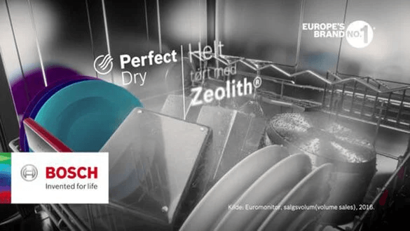 Công nghệ Zeolith - Extra Dry sấy khô nhanh chóng, tiết kiệm điện năng hơn