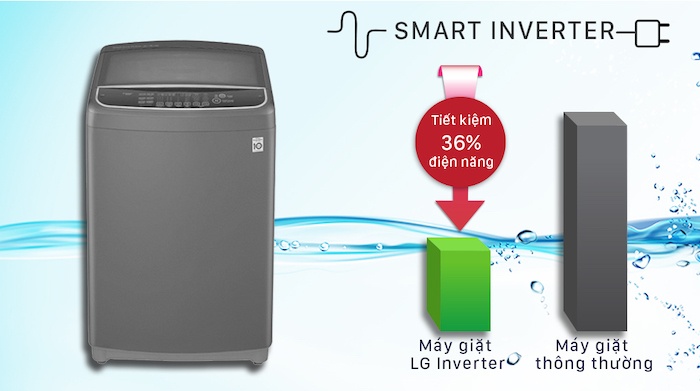 Máy giặt lồng đứng LG Smart Inverter 13kg T2313VS2W