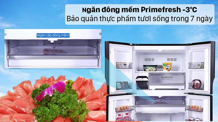 Tủ lạnh Panasonic 4 cửa Inverter 550 Lít NR-DZ601VGKV
