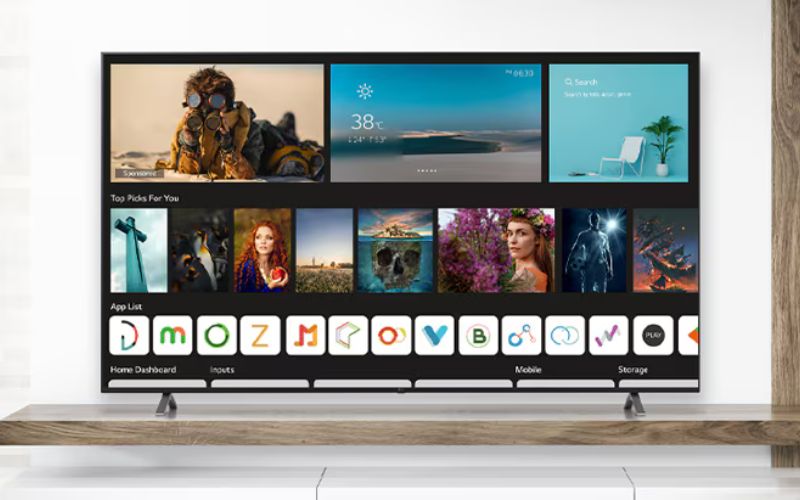  LG ThinQ AI uses a simpler and more comfortable TV