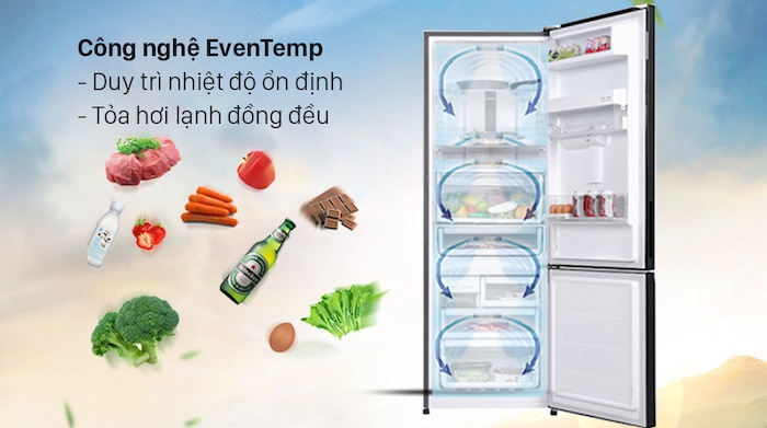 Tủ lạnh Electrolux Inverter 335L EBB3742K-A