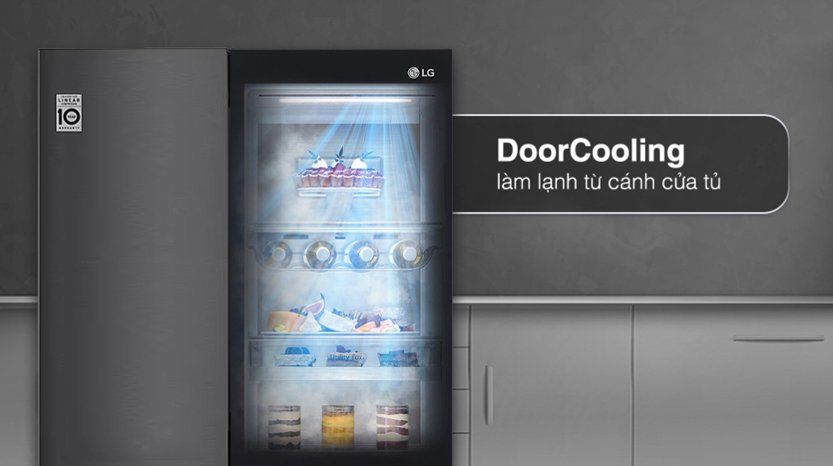 Công nghệ DoorCooling, LinearCooling giữ sự tươi ngon thực phẩm lâu ngày