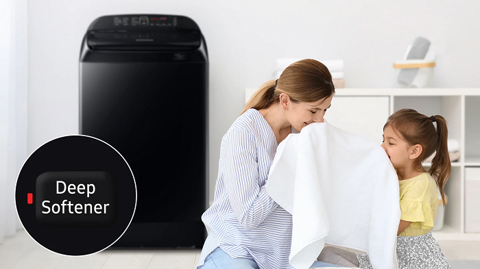 Máy giặt Samsung 9 Kg lồng đứng Inverter WA90T5260BY/SV