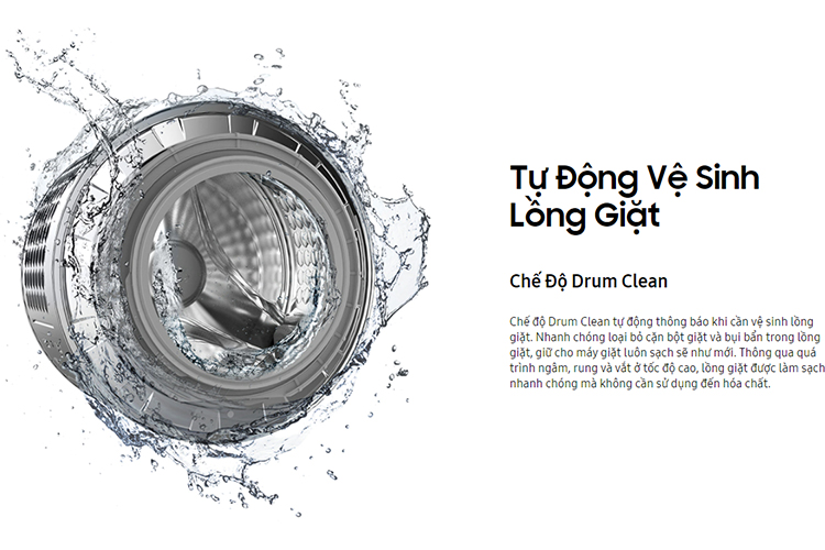 Máy giặt lồng ngang Samsung Inverter 9kg WW90T3040WW