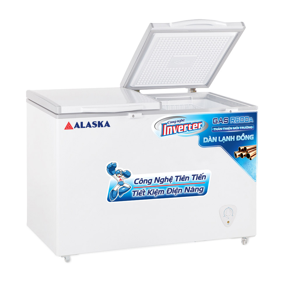 Tủ đông Alaska 2 cửa Inverter 550 Lít HB-550CI