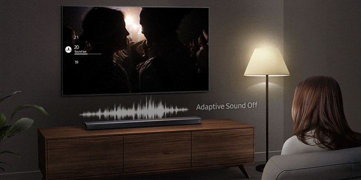 Công nghệ Adaptive Sound Control điều chỉnh âm thanh theo từng nội dung hiển thị
