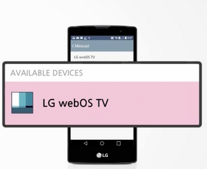 Cách chia sẻ màn hình điện thoại lên Tivi LG