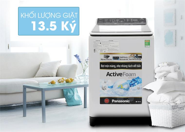 MÁY GIẶT 13.5KG PANASONIC F135A5WRV LỒNG ĐỨNG