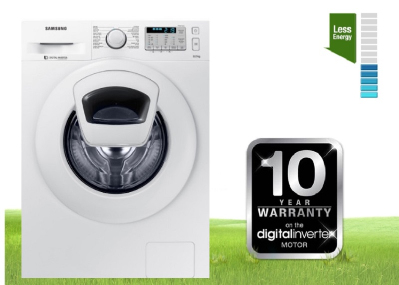 Máy giặt Samsung chính hãng AddWash Inverter 9 kg WW90K5233WW/SV