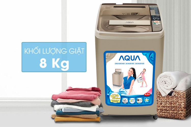 Máy giặt AQUA 8 kg AQW-F800AT