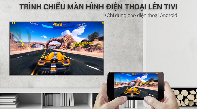 Tivi Samsung Smart Cong 4K HDR 49 inch 49NU7500 chơi game