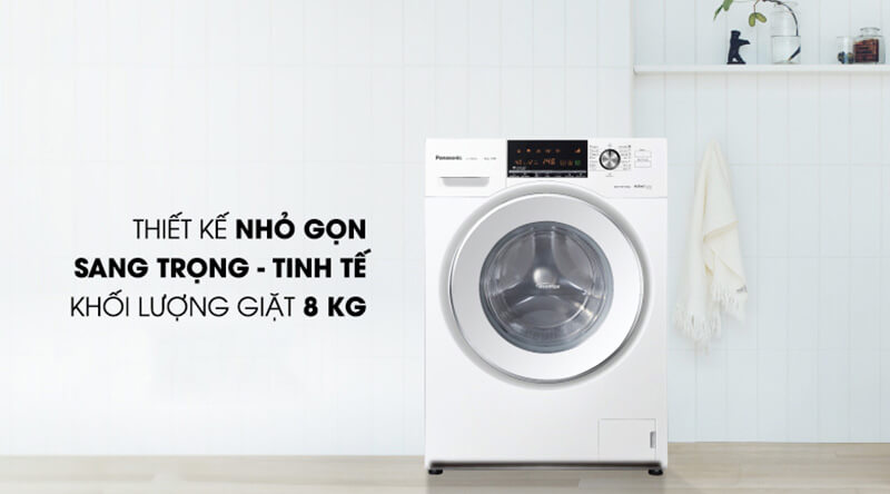 Máy giặt Panasonic inverter 8.0 kg NA-128VG6WV2