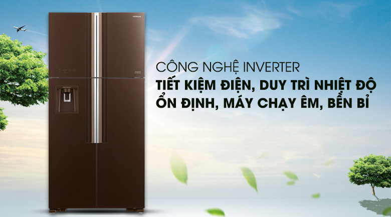 Tủ lạnh Hitachi Inverter 540 lít R-FW690PGV7 (GBW)