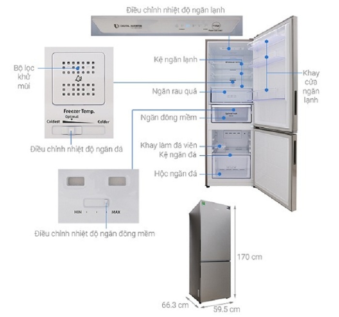 Tủ lạnh Samsung 310 lít Inverter RB30N4010S8/SV rẻ