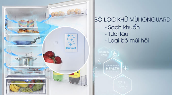 Tủ lạnh Beko 340 lít inverter RCNT340E50VZX tươi lâu
