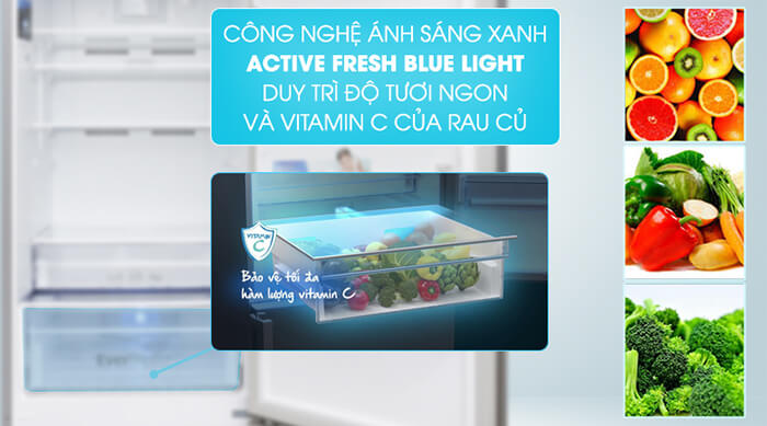 Tủ lạnh Beko 340 lít inverter RCNT340E50VZX vitamin