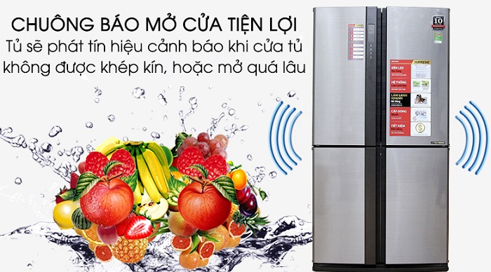 Tủ lạnh Sharp 626 lít Inverter SJ-FX630V-ST