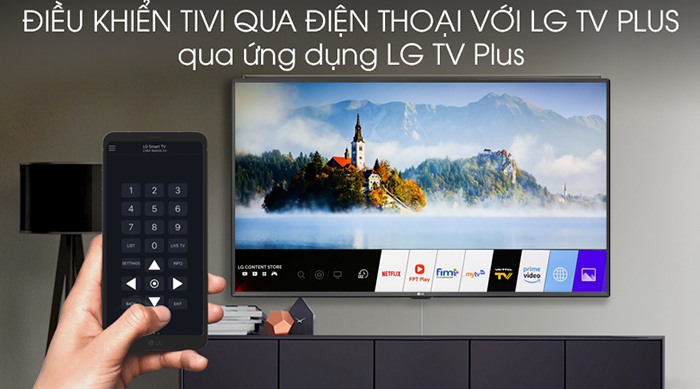 Tivi LG Smart 4K HDR 70 inch 70UM7300PTA điều khiển bằng điện thoại