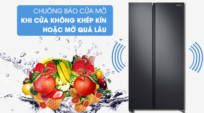 Tủ lạnh Samsung 680L Side by side RS62R5001B4/SV