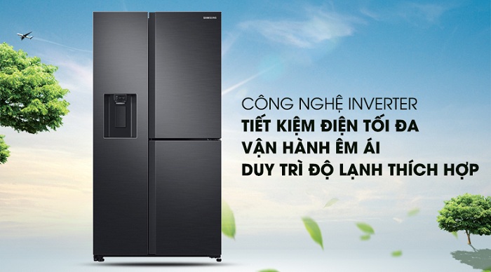 Tủ lạnh Samsung 650L tiết kiệm điện RS65R5691B4/SV
