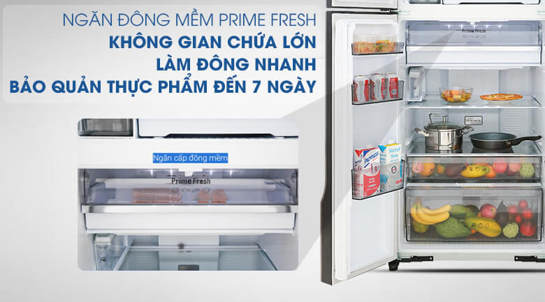Tủ lạnh Panasonic NR-DZ600GXVN ngăn đông mềm