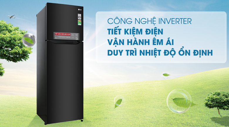 Tủ lạnh LG 255 lít inverter GN-M255BL