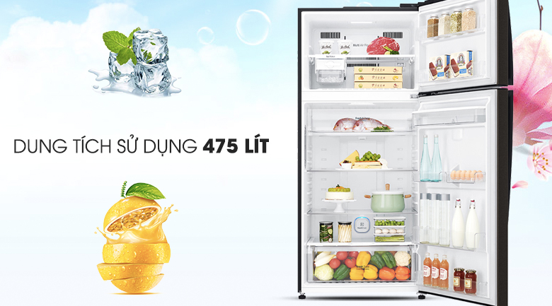 tủ lạnh lg inverter GN-D602BL