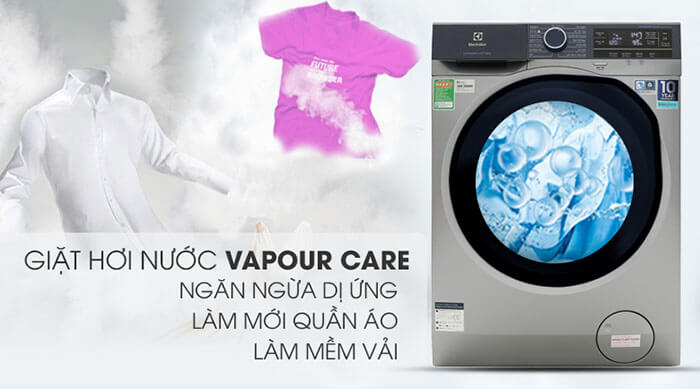 Máy giặt Electrolux 9.5 kg inverter lồng ngang EWF9523ADSA kháng khuẩn