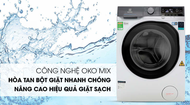 Máy giặt sấy Electrolux inverter 8 kg EWW8023AEWA công nghệ giặt nhanh