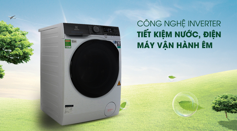 Máy giặt sấy Electrolux inverter 11 kg EWW1141AEWA tiết kiệm