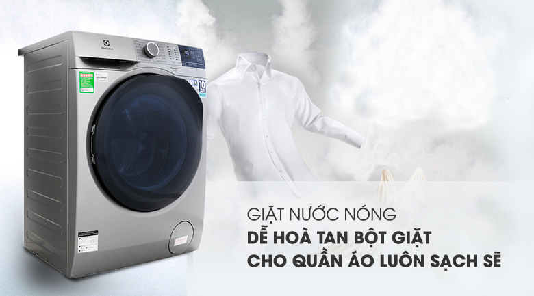 Máy giặt Electrolux inverter 9 kg EWF9024ADSA nước nóng