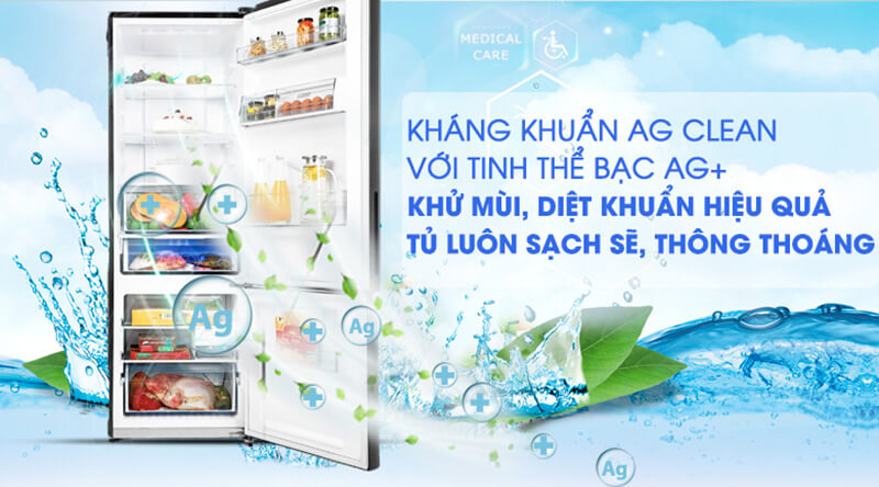 Tủ lạnh Panasonic Inverter 322 lít NR-BV360GKVN kháng khuẩn