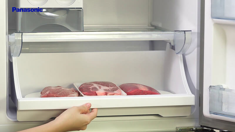 Tủ lạnh Panasonic Inverter 326 lít NR-BL351GKVN ngăn đông kháng khuẩn