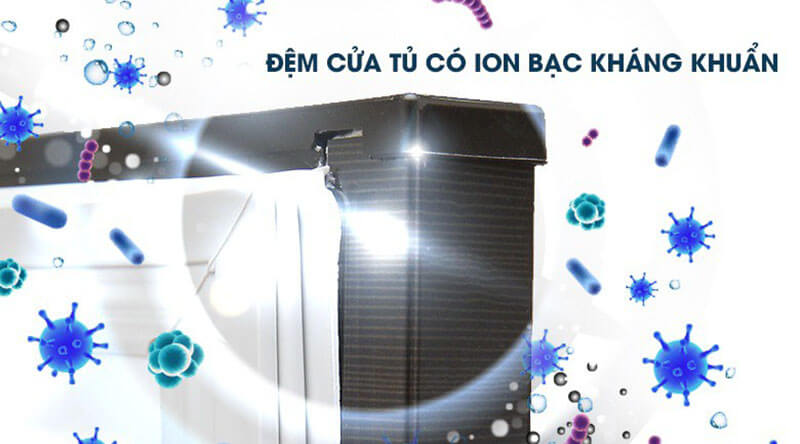Tủ lạnh Mitsubishi Inverter 365 lít MR-CGX46EN-GBK-V đệm cửa