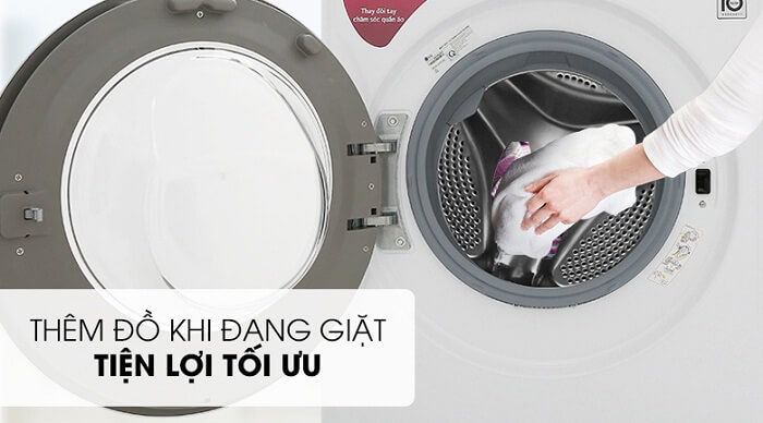 Máy giặt LG Inverter 8 kg FC1408S5W tiện lợi
