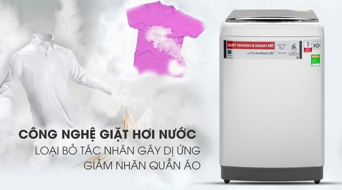 Máy giặt LG Inverter 11 kg TH2111SSAL hơi nước
