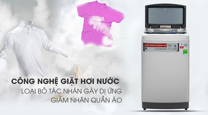 Máy giặt LG Inverter 12 kg TH2112SSAV hơi nước