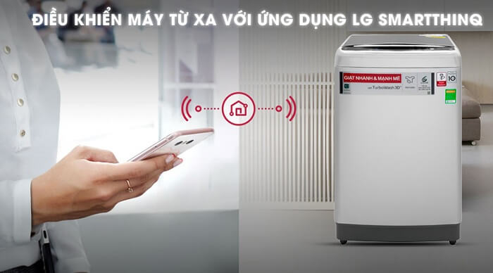 Máy giặt LG Inverter 12 kg TH2112SSAV thông minh