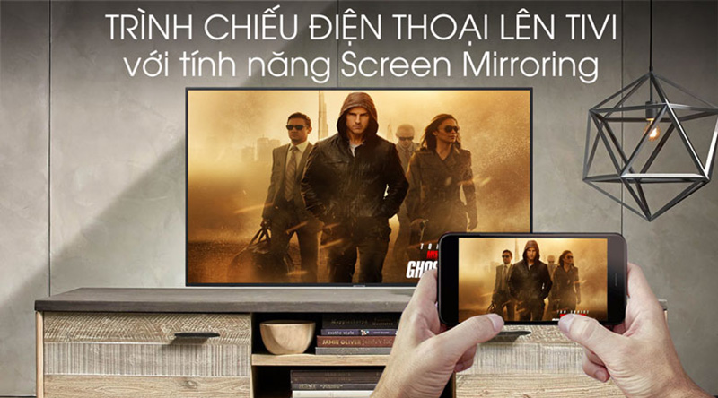Tivi Samsung Smart 4k 70 inch UA70RU7200 screen