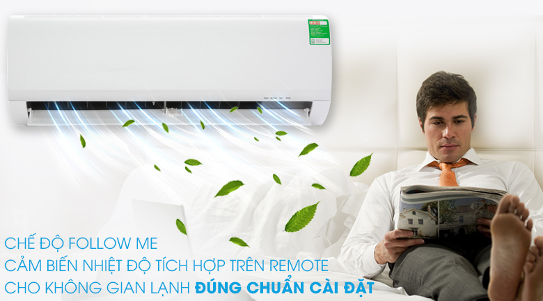 Điều hòa Midea 1 chiều 9000BTU MSAF-10CRN8