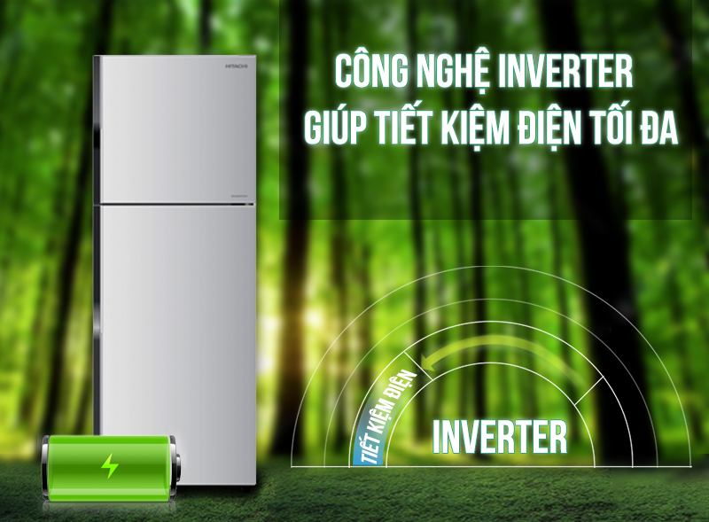 Tủ lạnh Hitachi Inverter 203 lít R-H200PGV4