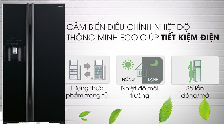 Tủ lạnh Hitachi Sidy By Side R-S700GPGV2 GBK