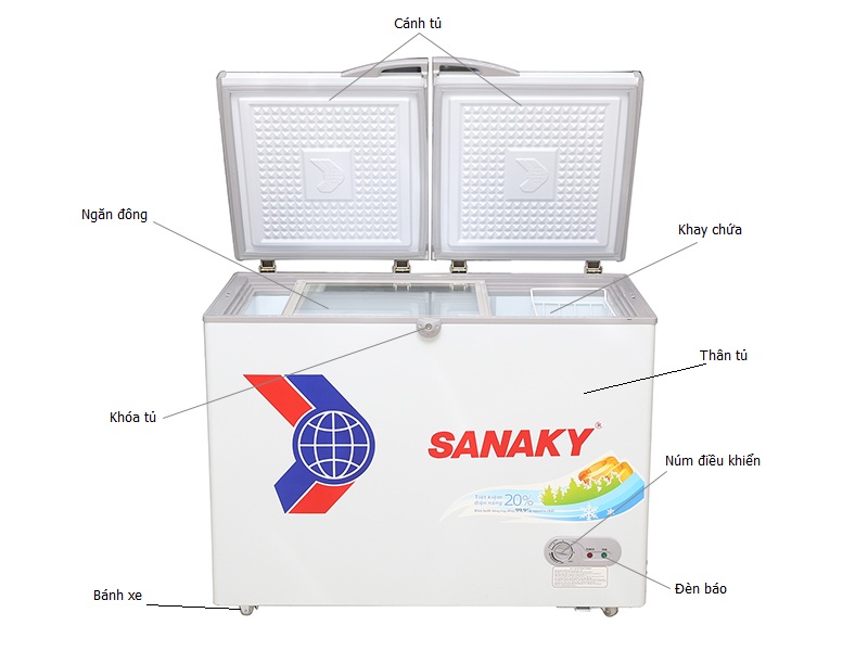 TỦ ĐÔNG 200L SANAKY VH-2599A1