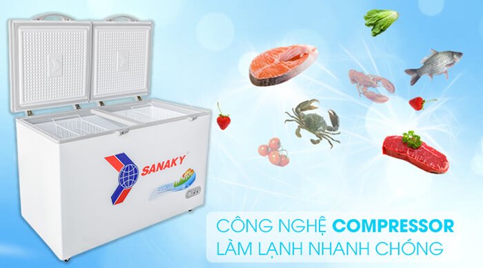 Tủ đông Sanaky 550 lít VH-5699HY