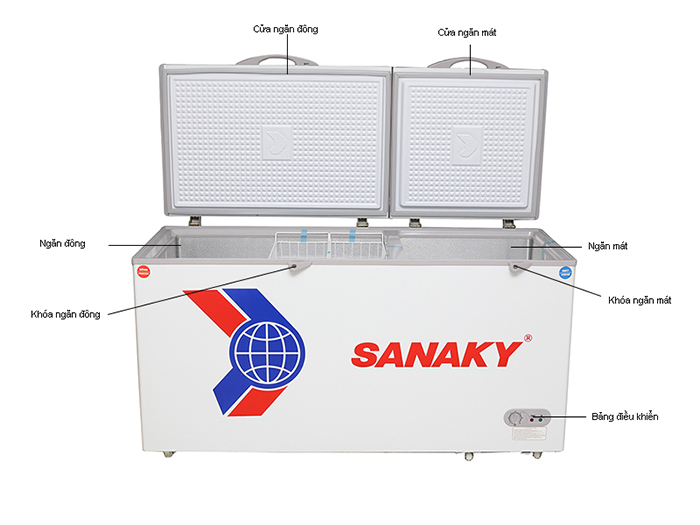 Tủ đông Sanaky 569 lít VH-5699W1