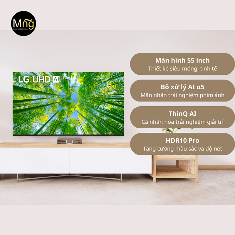 Tivi LG 55 inch UHD 4K 55UQ8150PSB