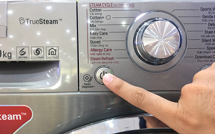 máy giặt thông minh lg