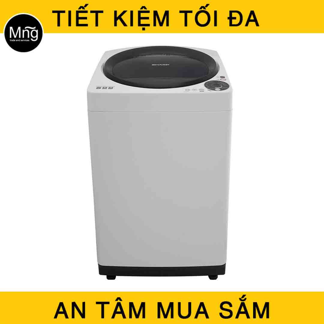 Máy giặt Sharp lồng đứng 8.2kg ES-U82GV-H