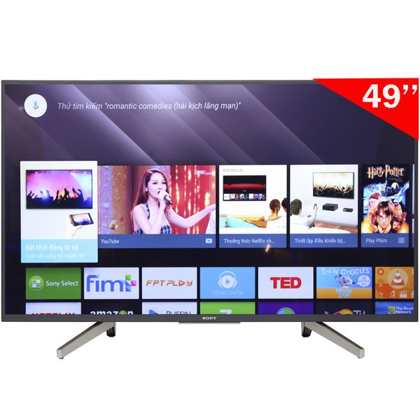 Smart Tivi 4K Sony 49inch 49X8000H