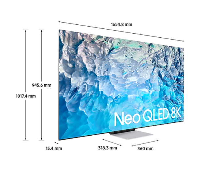 Tivi Samsung Neo QLED có thiết kế màn hình vô cực mang lại cảm giác giải trí vượt mọi ranh giới và chìm đắm trong nội dung xem